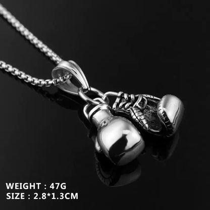 Luxury Mini Boxing Glove Present & Necklace