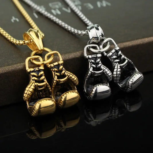 Luxury Mini Boxing Glove Present & Necklace