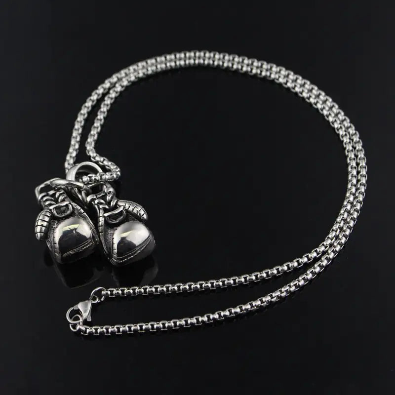 Luxury Mini Boxing Glove Present & Necklace